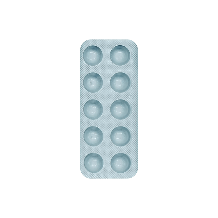 Front view of a 10-tablet blister pack of uncoated Cilnifit-10 (Cilnidipine 10mg) pills by QREN.