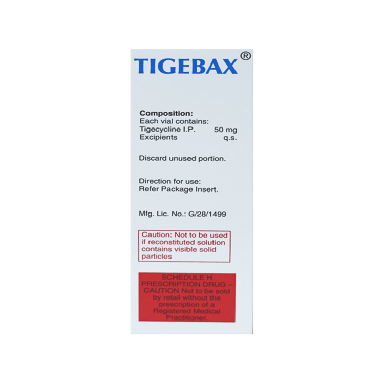 Tigecycline 50mg IV Injection | Tigebax - Glenmark
