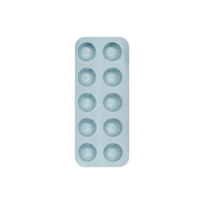 Front view of a 10-tablet blister pack of uncoated Cilnifit-10 (Cilnidipine 10mg) pills by QREN.