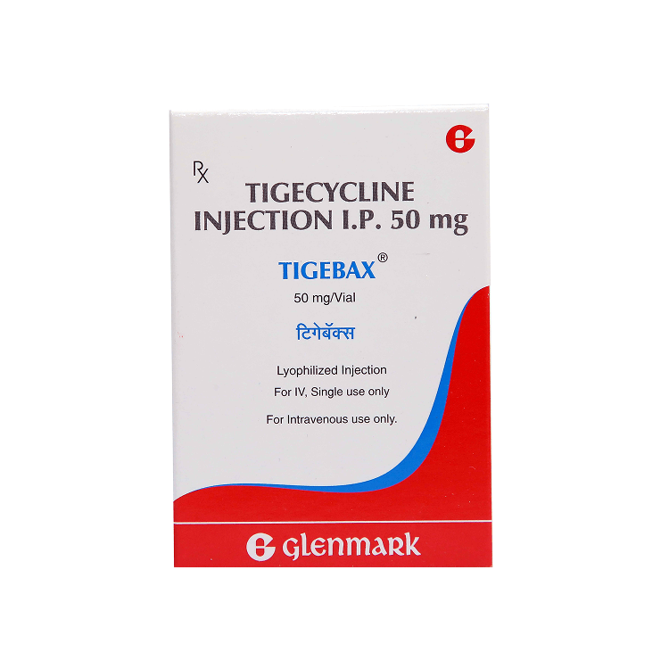 Tigecycline 50mg IV Injection | Tigebax - Glenmark
